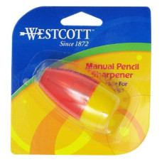 Westcott Manual Pencil Sharpener – Red/Yellow