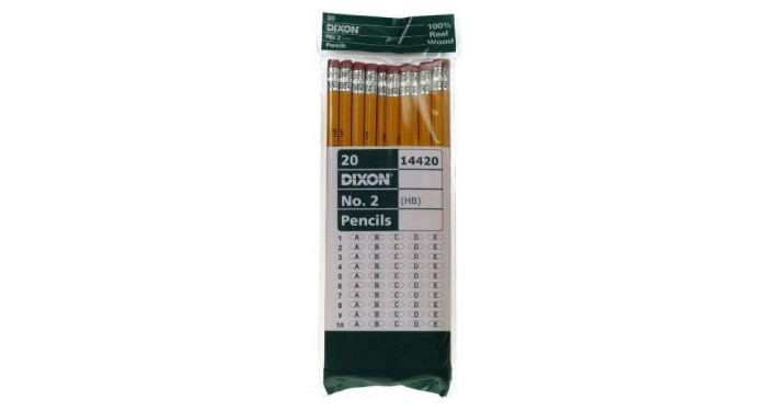 Dixon Ticonderoga No.2 Soft Pencils 20 Count Dixon Ticonderoga No.2 Soft Pencils 20 Count