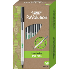 50 ct. BIC ReVolution Ballpoint Pens – Black Ink