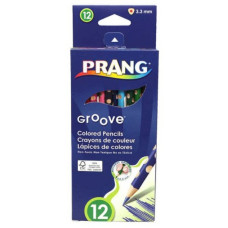 12 Ct Prang Triangular Grip Colored Pencils
