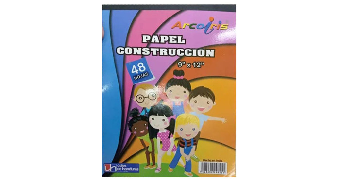 Construction Paper - 48 Sheets - Spanish Packaging