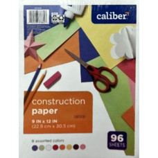 Caliber Construction Paper - 96 Sheets