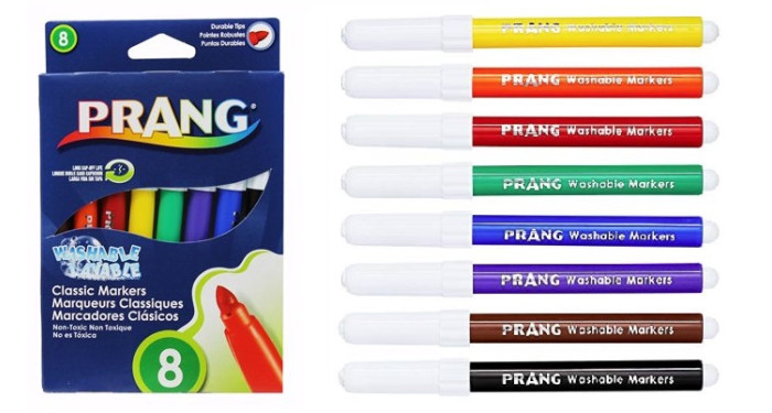PRANG Washable Markers 8ct. - Case Pack 24