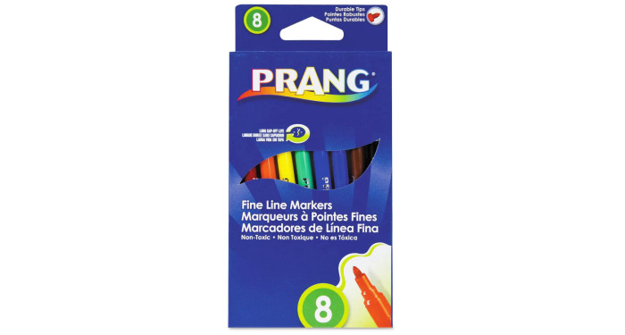PRANG Fine Line Markers 8 ct. - Case Pack 72