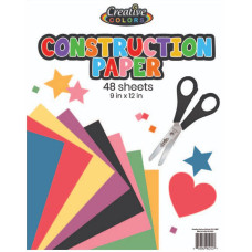 Construction Paper - 48 Sheets