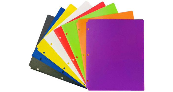 Two Pocket Poly Folders – Case Pack 48