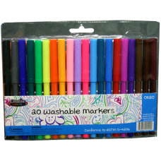 Fine Tip Washable Markers 20ct.