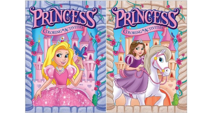 Princess Color & Activity Books