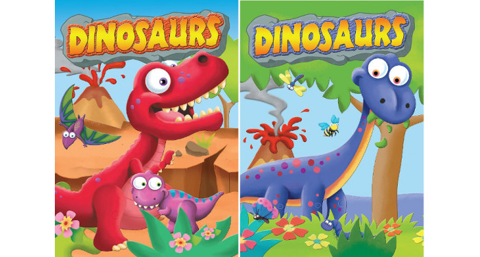 Dinosaur Color & Activity Book