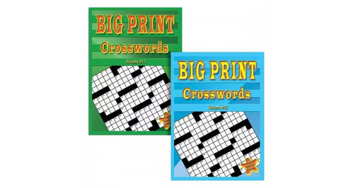 Big Print Crossword Books 