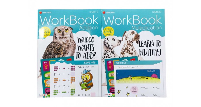 Bendon Early Learning Math Workbooks 2 Titles 