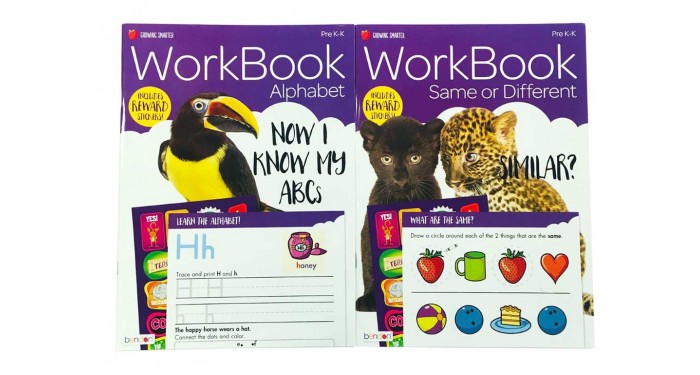 Bendon Early Learning Licensed Workbooks 2 Titles 