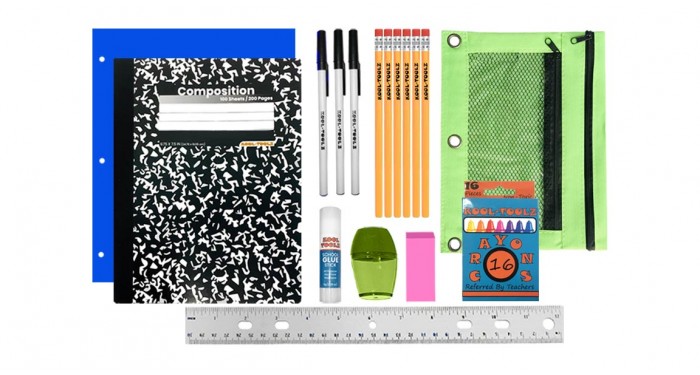 33 Pc. Universal School Supply Kits