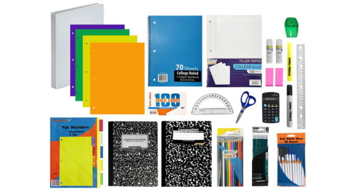 57 Pc. Middle / High School Supply Kits