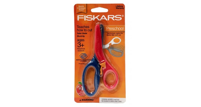 FISKARS Spring Action 5" Preschool Scissors