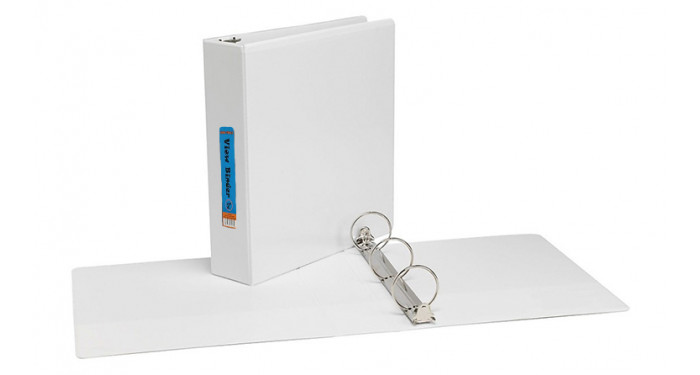 2 Inch White View Binders 