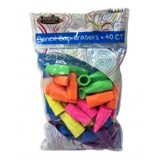 Creative Colors Cap Erasers 40ct.