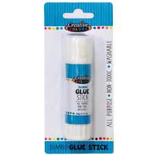 CREATIVE COLORS Jumbo Glue Sticks - Bulk Case of 48