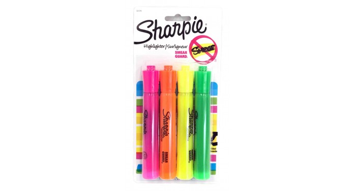 Sharpie Highlighters 4 Count