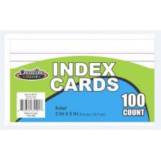 3"x 5" Lined Index Cards 