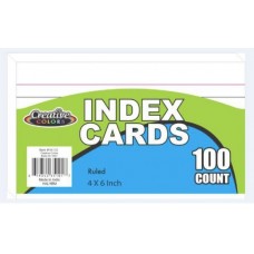 4"x 6" Lined Index Cards 