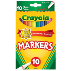 CRAYOLA Fine Line Markers 10ct.