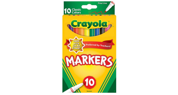 CRAYOLA Fine Line Markers 10ct.
