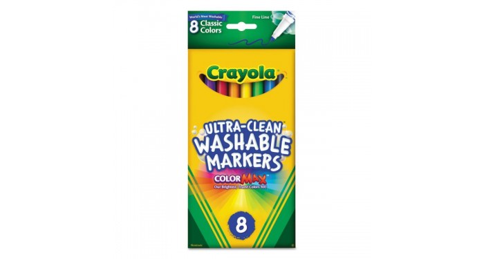 CRAYOLA Washable Markers ColorMax 8ct.