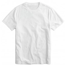 Men's White T-Shirts Crew Neck XLarge