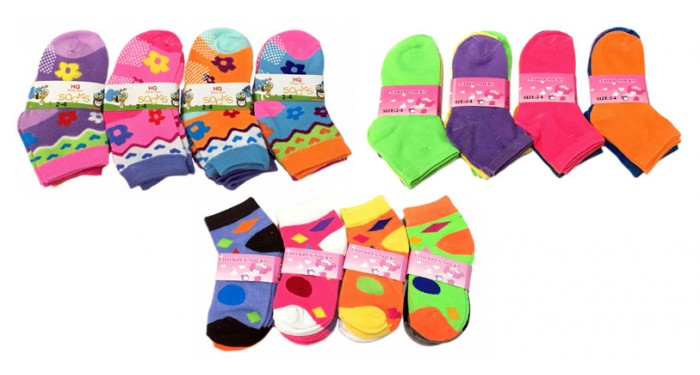 Wholesale Socks Girls 2-4 
