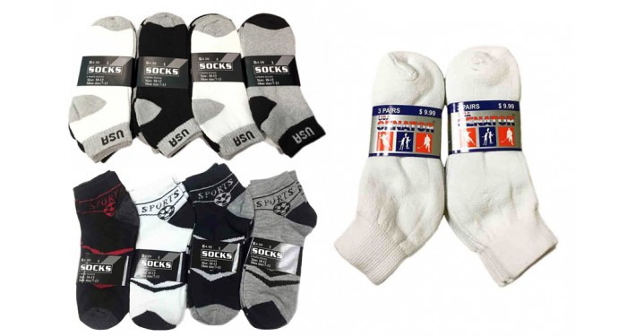 Wholesale Ankle Socks Size 10-13