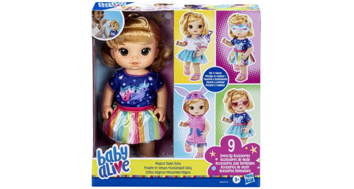 Baby Alive Magical Styles 12" Baby Doll Blonde