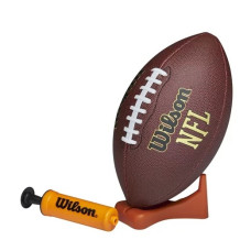 Wilson NFL JR Football with Pump & Tee