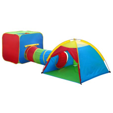 Play Tent 3 in 1 Tunnel, Cube and Dome
