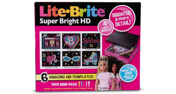Lite Brite Super Bright HD Barbie Set