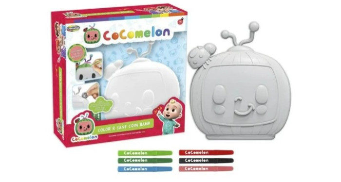 Cocomelon Paint Your Own Coin Bank Cocomelon Paint Your Own Coin Bank