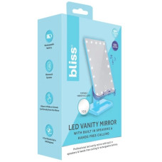 Bliss LED Vanity Mirror W/Built In Bluetooth Speaker in Blue