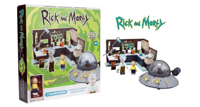 Rick And Morty 293 Pcs. Spaceship and Garage