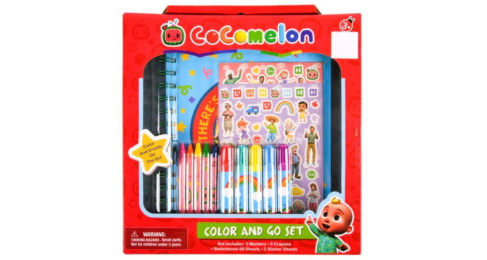 Cocomelon Color & Go Art Set