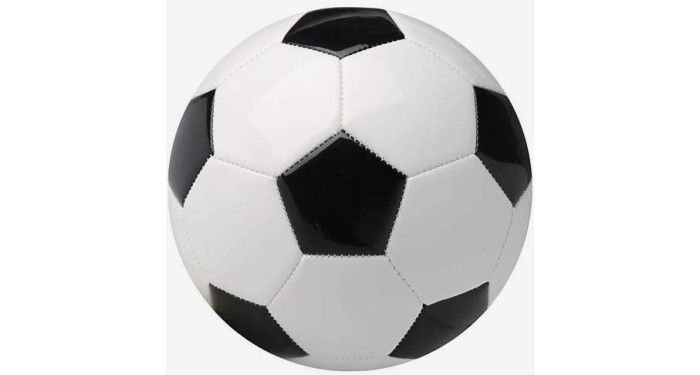 Soccer Ball 9" Official Size Black & White Deflated