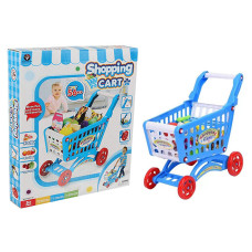 19" Shopping Cart Blue