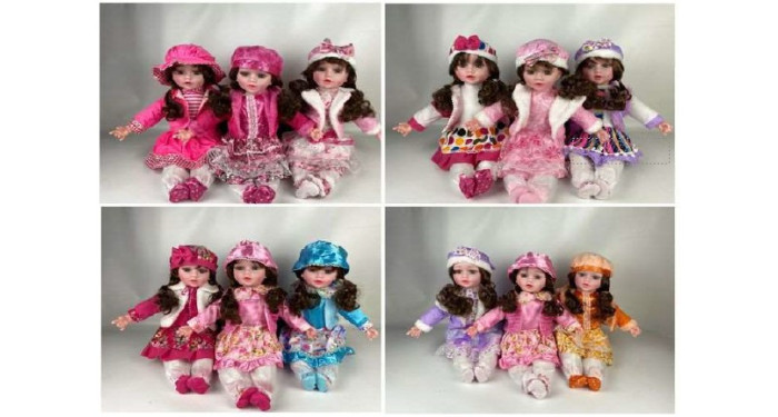 25" PP Cotton Doll Assorted with Music