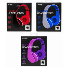 Vibe Folding Wired Dynamic Bass Headphones
