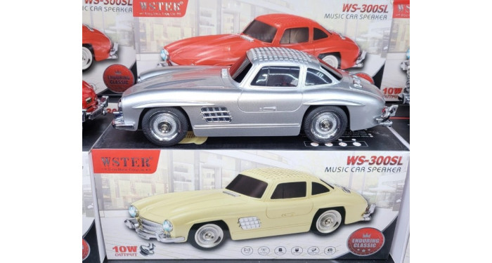Classic 300SL Car Shaped Bluetooth Speaker with FM Radio