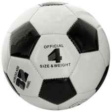 Soccer Ball Size 4 Black & White Gloss Surface