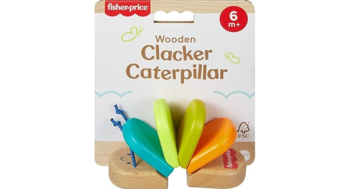 Fisher-Price DDC Wooden Clacker Fisher-Price DDC Wooden Clacker