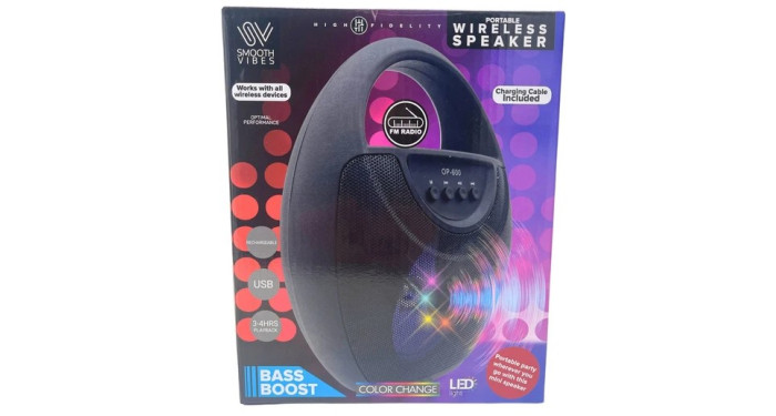 Portable Color Changing Speaker with Built in Handle