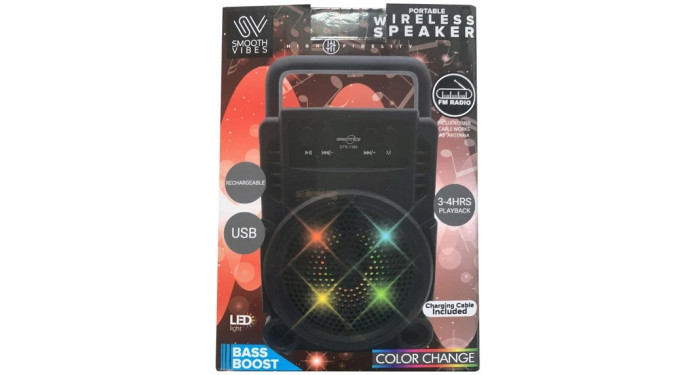 Portable Speaker W/Built in Handle and FM Radio Portable Speaker W/Built in Handle and FM Radio