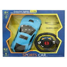 Two‑Direction Light Up RC Sports Toy Car – 1:16 Scale