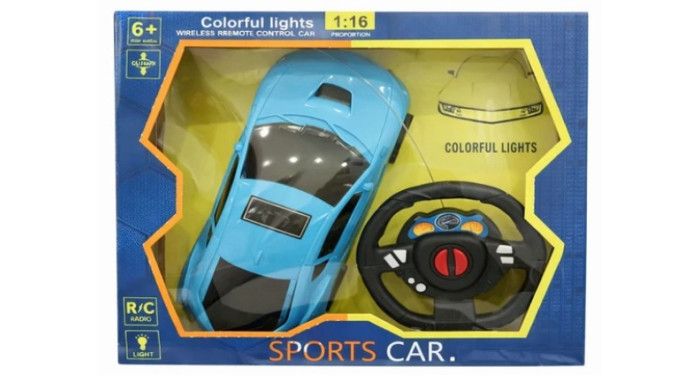 Two‑Direction Light Up RC Sports Toy Car – 1:16 Scale Two‑Direction Light Up RC Sports Toy Car – 1:16 Scale